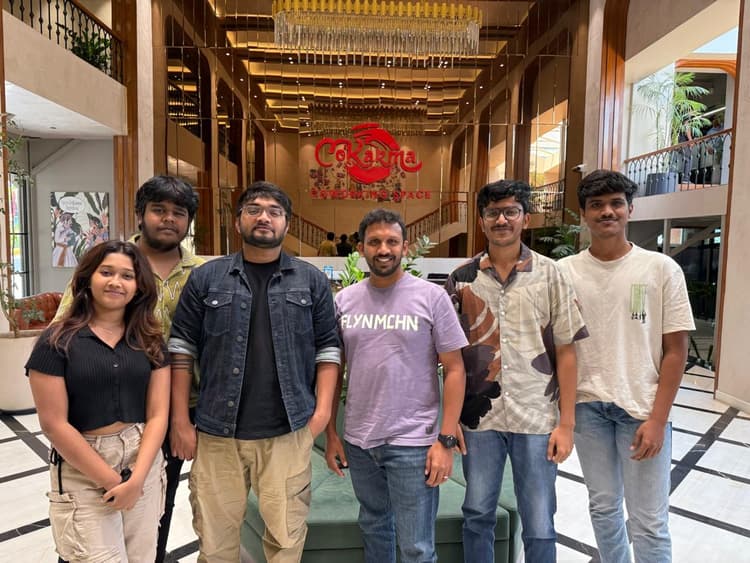 Tvarly team at CoKarma coworking space, Hyderabad